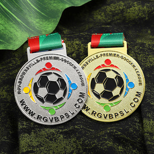 Medaglie Sportive Personalizzate in Lega di Zinco Smaltate Multicolore per Calcio, Competizioni Giovanili e Regali per Club - Product Image 3