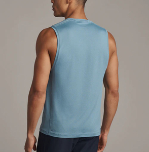 Débardeurs d'entraînement <span class=keywords><strong>sans</strong></span> manches personnalisés en gros pour hommes, livraison DDP 2026 - Product Image 4