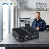 Sharerdp Intel Core I3 I5 11.ª y 10.ª Generación 10110U 10210U Pfsense Mini PC Industrial sin Ventilador para Negocios y Hogar