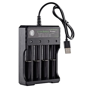 Cargador Inteligente <span class=keywords><strong>USB</strong></span> de 4 Ranuras, DC <span class=keywords><strong>5V</strong></span> <span class=keywords><strong>2A</strong></span>, para Baterías Recargables 18650, 10440, 14500, 14650 de Iones de Litio - Product Image 5