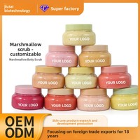 Gommage corporel exfoliant aux fruits Dewdrop Dream OEM personnalisé citron menthe miel grenade pour adoucir la kératine et nettoyer la peau
