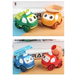 Schattige Cartoon Engineering Voertuig Speelgoed Kinderen Traagheidsauto Set Speelgoed Baby Vroege Educatie Educatief Speelgoed - Product Image 6