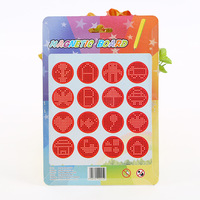 Mini planche à perles magnétiques pour enfants planche à dessin magnétique pour tout-petits école maternelle jouets magnétiques cadeau dessin stylet rond