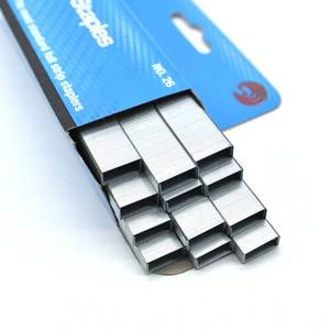 Agrafes de bureau en papier de haute qualité, <span class=keywords><strong>24</strong></span>/<span class=keywords><strong>6</strong></span>, usine, à bas prix, Oem 26/<span class=keywords><strong>6</strong></span> sans <span class=keywords><strong>10</strong></span> - Product Image 2