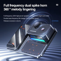 Nieuw model multifunctioneel oplaadstation bureau wekker speaker 6-in-1 draadloze oplader 15W snel draadloos opladen