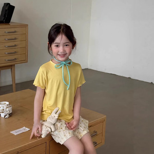 Snail Bobo Girls' Floral Pleated Shorts Summer Breathable Skirt Kids Fashion Outfit - Product Image 4