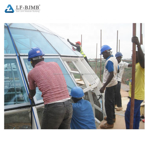 Económica, estructura de acero templado de cúpula de <span class=keywords><strong>vidrio</strong></span> techo para edificios - Product Image 2