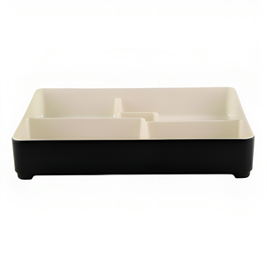 Melamine 5 Compartments Food Storage Containers Traditional Japanese Restaurant Sushi Bento Lunch Box