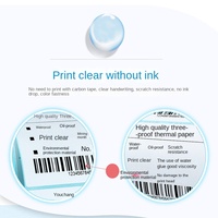 Stiker Label Pengiriman Tahan Air, Tahan Minyak, Anti Gores, Pencetakan Thermal, Perekat, Ukuran 4X6 Inch, Laris Manis, Dapat Disesuaikan