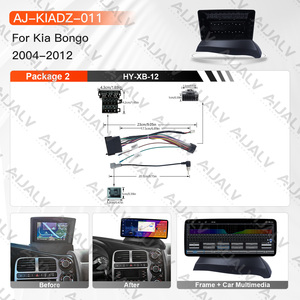 Cadre 12,3 pouces <span class=keywords><strong>pour</strong></span> KIA BONGO 2004-2012 LHD, finition texturée, garniture de console <span class=keywords><strong>centrale</strong></span> automobile, kit complet d'unité principale, montage facile - Product Image 3