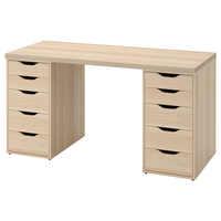 Bureau d'étude pour étudiants, mobilier de bureau, bureau en bois gain de place, bureau de direction moderne pour la maison