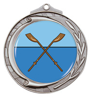 Sculpture en Relief 3D en métal, Badge, épingle de sport, cadeau personnalisé, Logo sur mesure, trophée d'aviron, médaille artisanale