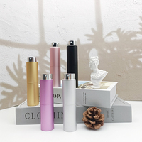 Vente en gros atomiseur rechargeable original 5 8 10 15 20 ml avec logo personnalisé flacon de parfum en aluminium pour femme vaporisateur avec emballage en boîte tube