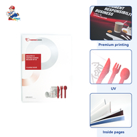 Service d'impression numérique sur demande personnalisé, livre avec couverture souple en papier kraft, reliure à point de selle pour brochures, dépliants, catalogues