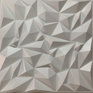 Panneau mural 3D en PVC diamanté 50x50cm, moderne, imperméable, ignifuge, avec design graphique pour l'intérieur des appartements, du commerce et de la maison - Product Image 3