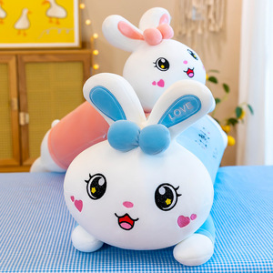 Almohada de Conejo Rosa Súper Suave <span class=keywords><strong>para</strong></span> Niñas, Juguete de Peluche, Animal de Peluche Relleno de Algodón PP, Material de Poliéster - Product Image 3