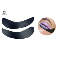 Patchs en silicone réutilisables pour le contour des yeux, protections pour rehaussement et teinture des cils, patchs souples en silicone pour rehaussement des cils, pour salon et usage domestique DIY