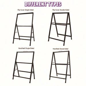 Compact Foldable Wind Resistant 23x29 Poster Frame for Snack Shop Sidewall Daily Menu Display Holder - Product Image 2