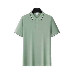 Оптовая продажа, модная спортивная рубашка-поло с 2 пуговицами, обычная длина - Product Image 5