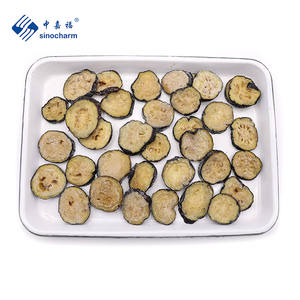 Sinocharm <span class=keywords><strong>Verduras</strong></span> orgánicas <span class=keywords><strong>Verduras</strong></span> congeladas Fácil de cocinar IQF Rebanada de berenjena frita Berenjena asada congelada - Product Image 6