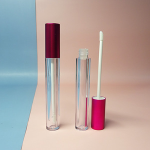 Hot Style Premium PETG Lip Gloss Containers Custom Logo Empty Tube Packaging <b>Screw</b> Cap <b>Flat</b> Pattern Screen Printing Surface - Product Image 5
