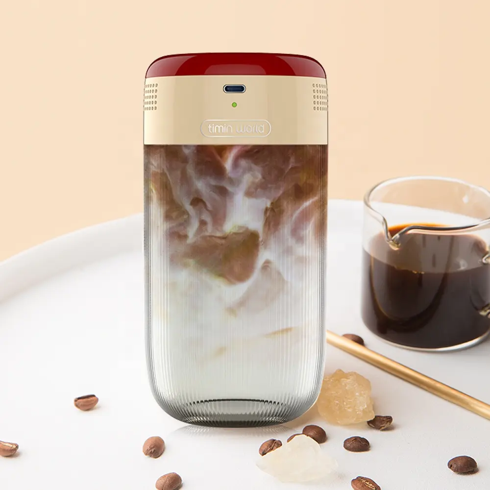 EOGOGO-Tasse à café portable multifonction de 380ml, avec chargeur ou batterie USB