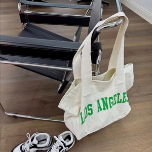 Tote per lo Shopping in tela riutilizzabile da donna opzioni multicolore alla moda con <span class=keywords><strong>tipografia</strong></span> personalizzata - Product Image 6