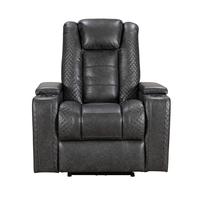 Sofá Reclinable Eléctrico Moderno Plegable 3+2+1 al por Mayor, Conjunto de Sofás Seccionales de Terciopelo con Altavoz Bluetooth para Sala de Estar