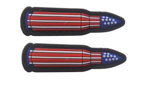 Loạt Vũ Khí Súng Và Đạn Hình Dạng Mềm PVC Phù Hiệu Cao Su Với Móc Vòng Ủng Hộ Cho Chiến Thuật Ba Lô Trang Trí - Product Image 6