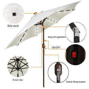 Oem Sombrilla de <span class=keywords><strong>Terraza</strong></span> de Lujo para Piscinas Sol Exterior Sombrilla Playa Exterior <span class=keywords><strong>Grande</strong></span> Moderno Restaurante Sombrilla <span class=keywords><strong>Terraza</strong></span> - Product Image 3