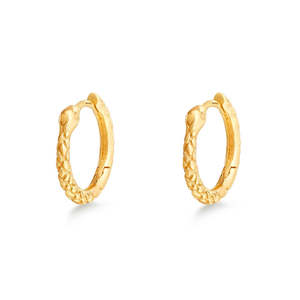 Minimalist Trendy Rhodium Plated S925 Sterling <b>Silver</b> Zircon Snake <b>Hoop</b> <b>Earrings</b> <b>for</b> <b>Women</b>-Wedding & Gift Jewelry - Product Image 1