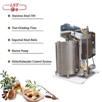 LST Industriële Chocolade Kogelmolen Machine Op Maat Gemaakte Chocolademachine Cacao Maalmachine voor Bloem/Fruit/Noten/Melk
