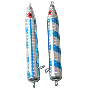 Señuelo de Pesca Metálico Yajie, Tipo Torpedo, Acabado Láser Azul, para Pesca en Alta Mar de Lubina, Caballa y Bacalao, 10g - Product Image 4