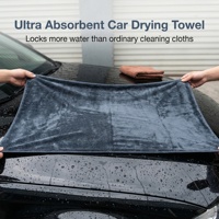 Serviette de séchage automobile extra-large en microfibre brossée épaisse double face résistante aux déchirures QT008MM 60x160CM 400GSM