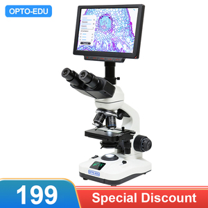 <span class=keywords><strong>Microscopio</strong></span> <span class=keywords><strong>Digitale</strong></span> OPTO-EDU A33.5110 9" 12M WIFI 2K USB LCD con Schermo, Illuminazione LED e Trinoculare - Product Image 1