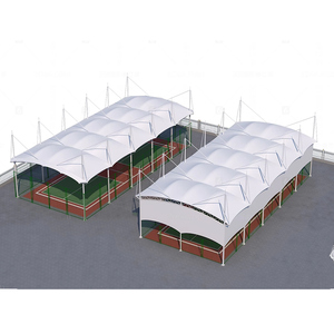 Structure de toiture pare-soleil pour terrain de padel/football/tennis fabriquée en Chine - Product Image 1