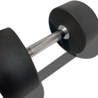 Fabricant de gros poids de fitness réglables de 40kg ensemble d'haltères et mancuernas en caoutchouc avec logo personnalisé pour l'entraînement en force