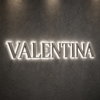 Panneau LED miniature personnalisable, logo d'entreprise, fond mural, acrylique, verre gravé, lettres lumineuses multicolores