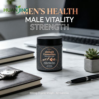 Gummies véganes riches en protéines Shilajit & Ashwagandha - Anti-âge, anti-fatigue, soutien immunitaire pour les adultes d'âge moyen et les personnes âgées