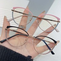 Nuevas gafas de bloqueo de luz azul, gafas de lectura de computadora/juegos/TV/teléfonos para mujeres y hombres, antifatiga ocular y deslumbramiento UV