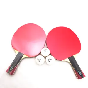 Bate de ping pong tenis de mesa profesional Paquete de 4 paletas de ping pong para competiciones internacionales