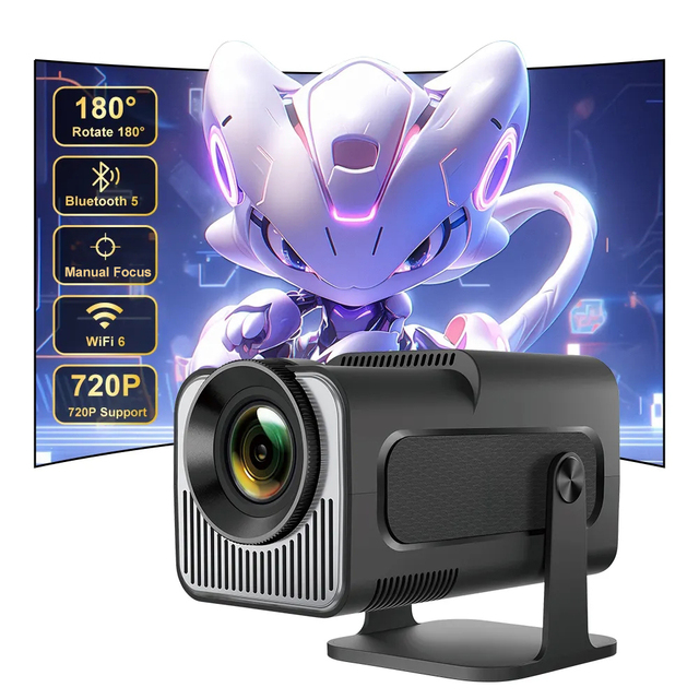 Android 11 Tv Projector Wifi Home Theater Game Video 1280*720P 4k Screen Video LCD Android Home Smart HY320 Mini 4k Projector