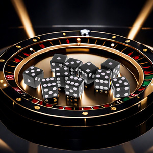 مجموعة النرد الأبيض الأسود من الراتنج 16 ، لعبة النرد البلاستيكية الأكريليك D6 ، 14 12 ، مخصصة - Product Image 2