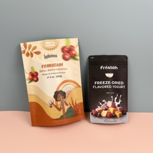 Tùy chỉnh hàng ngày ăn sáng granola khỏe mạnh ngay lập tức bột yến mạch với các loại hạt và trái cây in kỹ thuật số 100 cái moq túi nhựa bao bì - Product Image 2