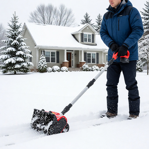 FEIHU 21V <span class=keywords><strong>Pelle</strong></span> <span class=keywords><strong>à</strong></span> <span class=keywords><strong>neige</strong></span> et souffleuse <span class=keywords><strong>à</strong></span> <span class=keywords><strong>neige</strong></span> sans fil sans balais alimentée par <span class=keywords><strong>batterie</strong></span> avec roues - Outil industriel et de jardin - Product Image 1