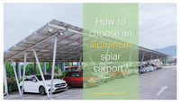 Système de montage de carport solaire à faible coût-Prix de gros pour les distributeurs