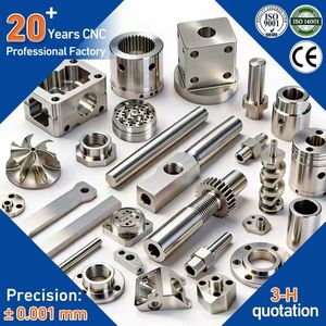 Service de fraisage CNC sur mesure pour pièces métalliques en acier inoxydable, aluminium, acier, laiton, usinage, tournage, électroérosion à fil, perçage, usine OEM - Product Image 5