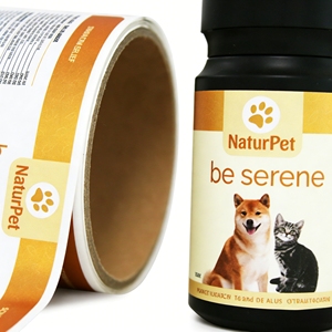 Étiquette personnalisée pour aliments pour animaux de compagnie, autocollant pour emballage de nourriture sèche pour <span class=keywords><strong>chiens</strong></span> et chats - Product Image 1