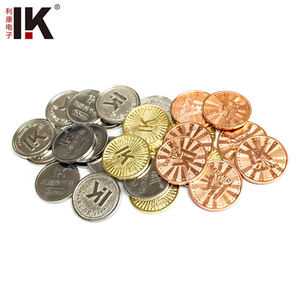 Empujador de monedas personalizado de alta calidad de fichas, venta al por mayor, máquina expendedora de juegos de arcade de Metal, funciona con monedas para diversión de lavandería - Product Image 4