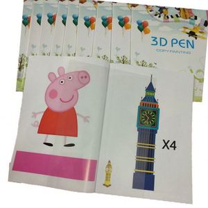 OEM Aangepaste Fabriek Eco-vriendelijke 3D Pen Tekensjabloonboek voor Kinderen van 5 tot 7 Jaar - Product Image 3